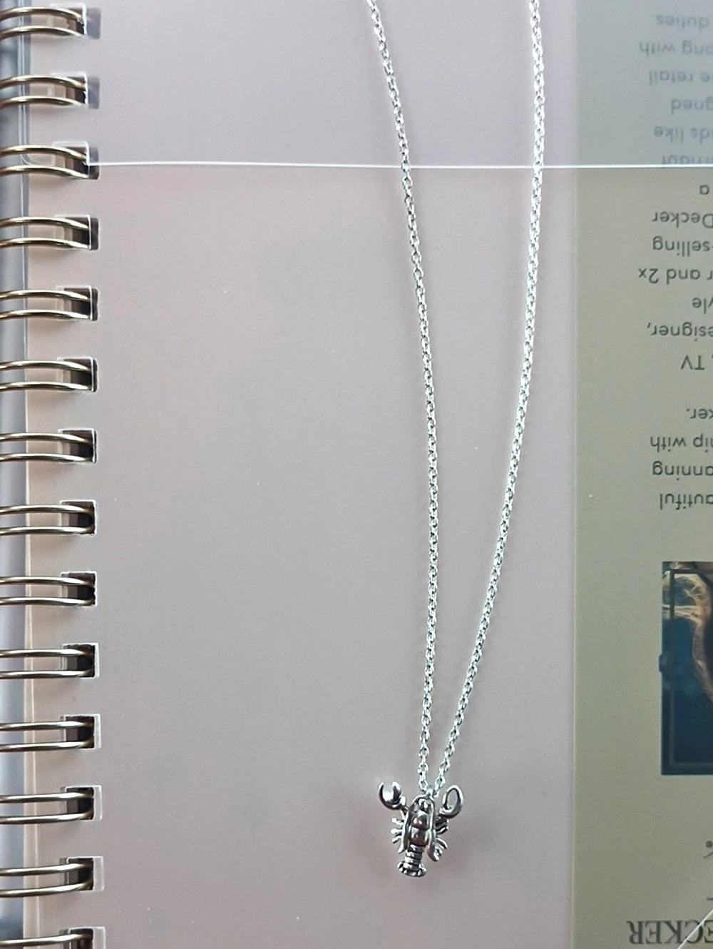 Silver-Tone Pendant Necklace